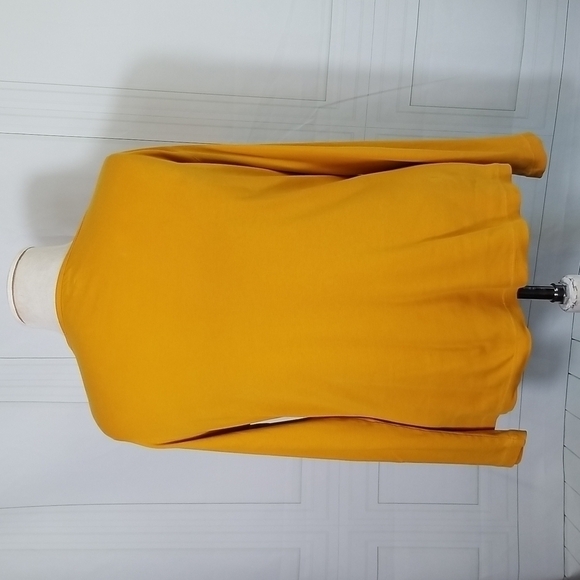 Duluth Trading Company WMS SZ XL T Tee Shirt Gold Yellow Long Sleeve Cotton - Picture 4 of 10